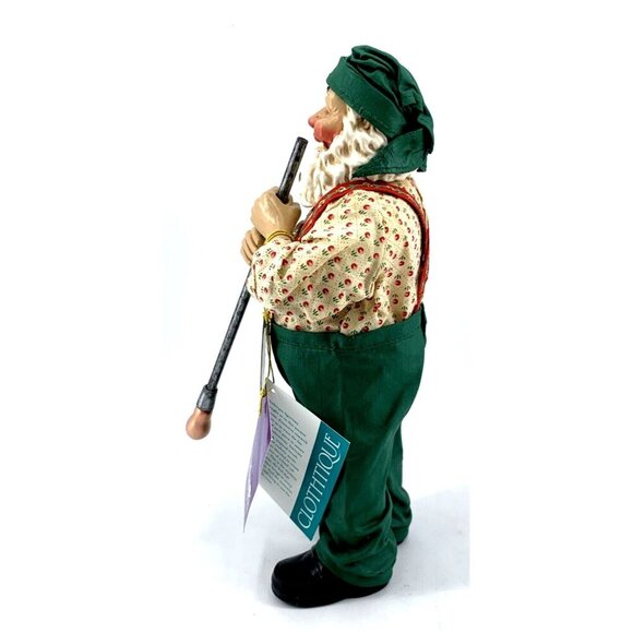 Clothtique Santa Possible Dreams Glassworks Glass Blowing 10" NWT 2000 Vintage - Picture 7 of 10